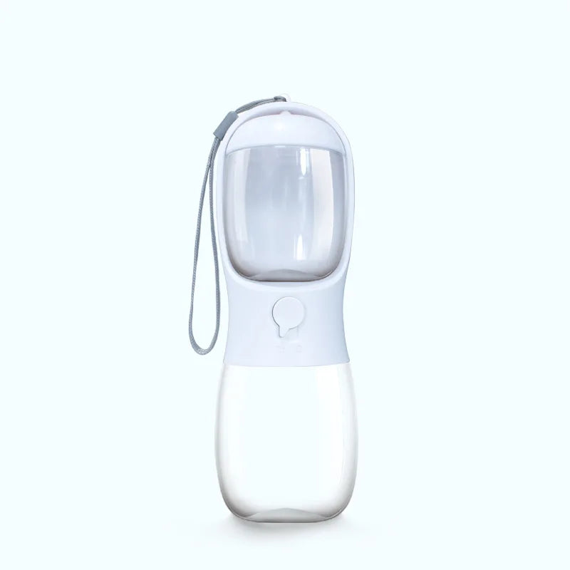 Botella de Agua Portátil con Comedero