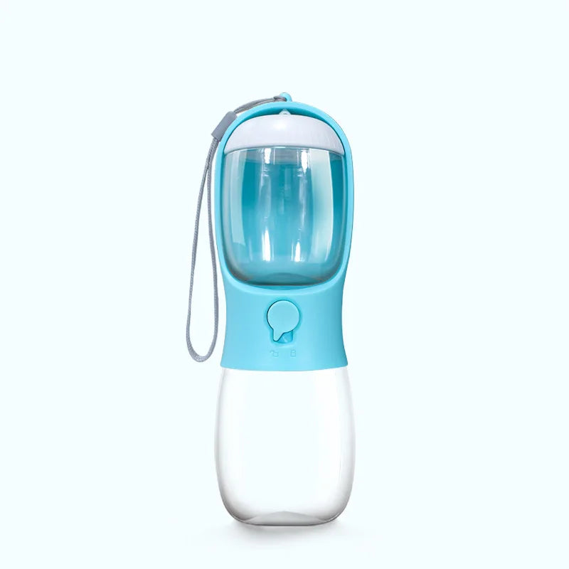 Botella de Agua Portátil con Comedero