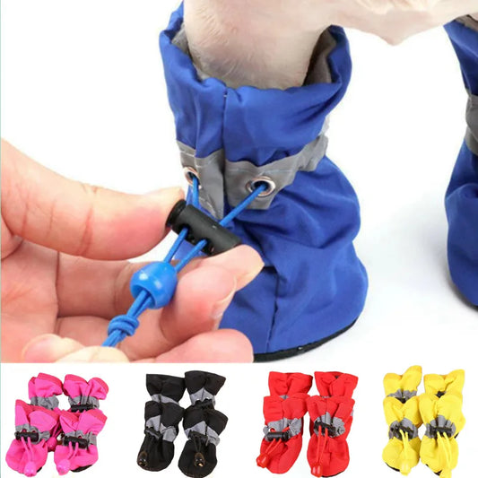 4Uds Zapatos Impermeables Antideslizantes