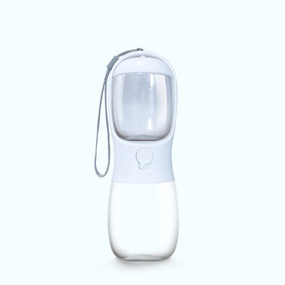 Botella de Agua Portátil con Comedero